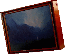 flowing landscape in lonely silence